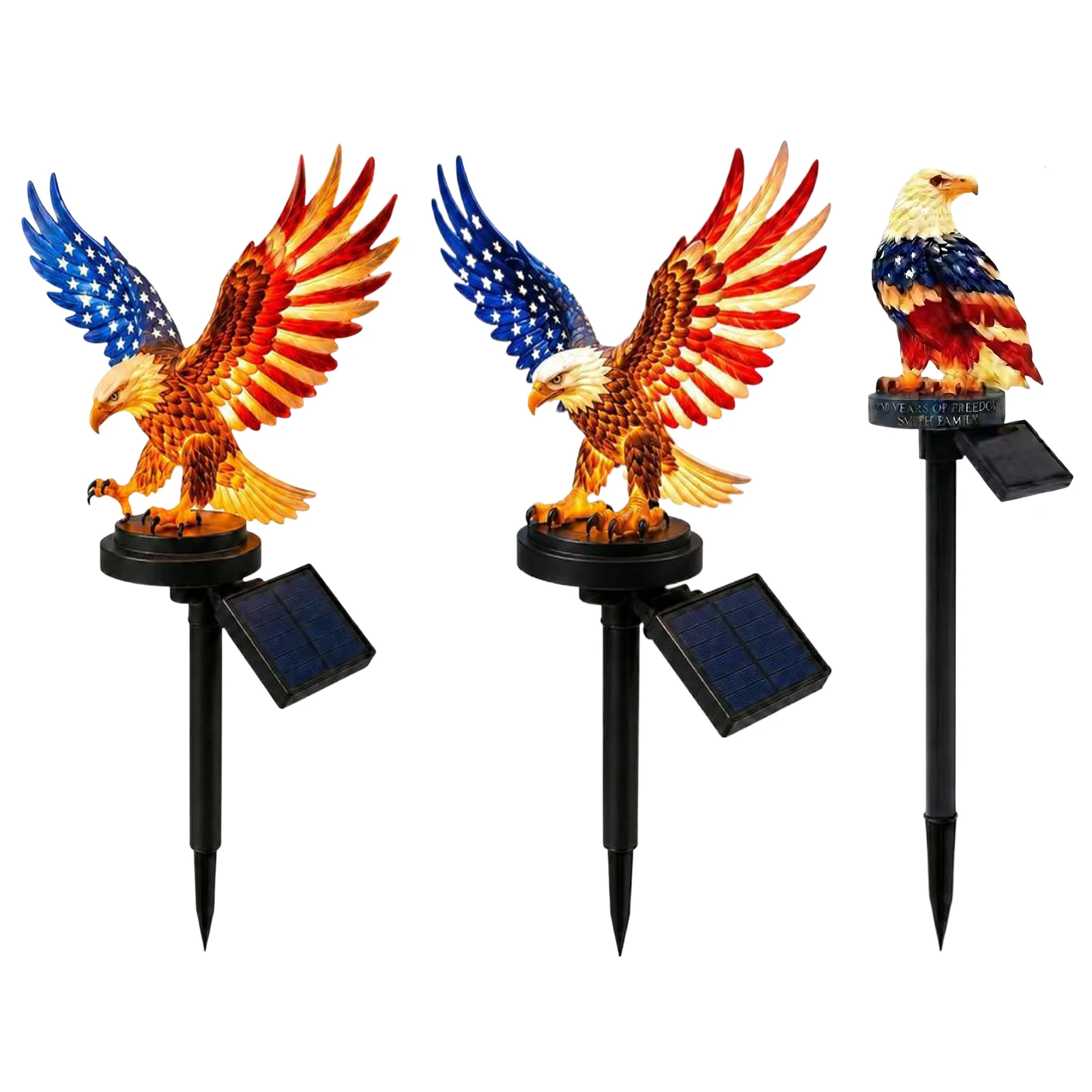 Yard Lighting Decor - Luci Solari a Forma di Aquila