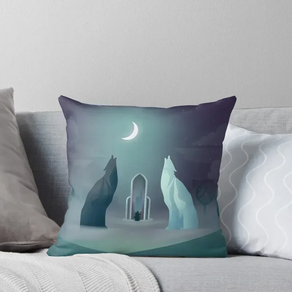 

Solas in the Crossroads Throw Pillow pillow cover luxury New year christmas ornaments 2025 pillow