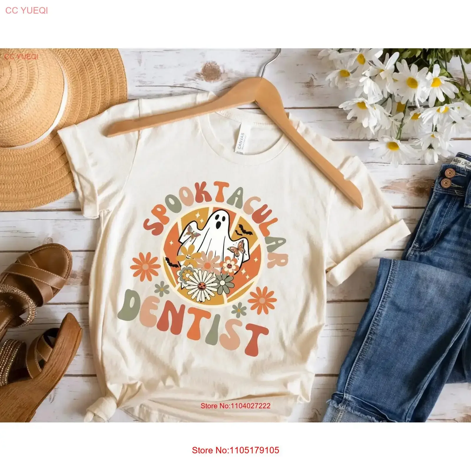 

Рубашка на Хэллоуин для стоматолога, жуткая футболка для dds, подарок, женский жуткий костюм, винтажный стираный модный растягивающийся уличный костюм