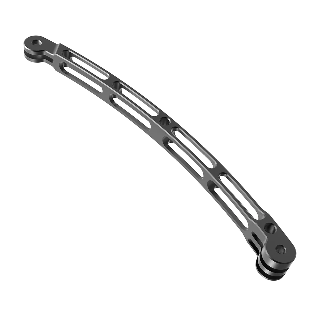 Aluminium legierung 3-fach gebogene Verlängerung sarm halterung Helms tange Selfie Stick für Gopro Held 11 10 9 8 7 für Dji Osmo Action Kamera – Detail 8