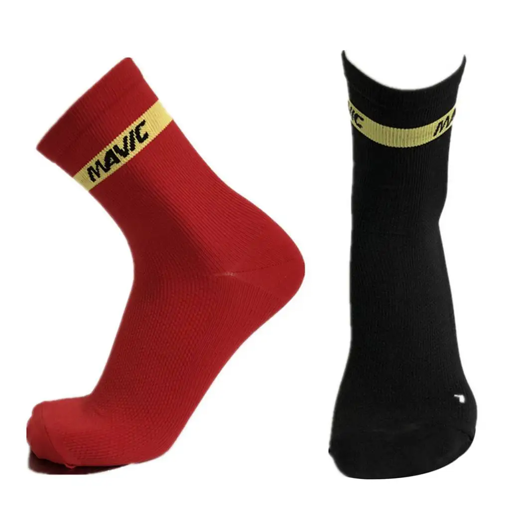 

Fitness Running Cycling Marathon Compression Breathable Men Women Crew Socks Moisture Wicking