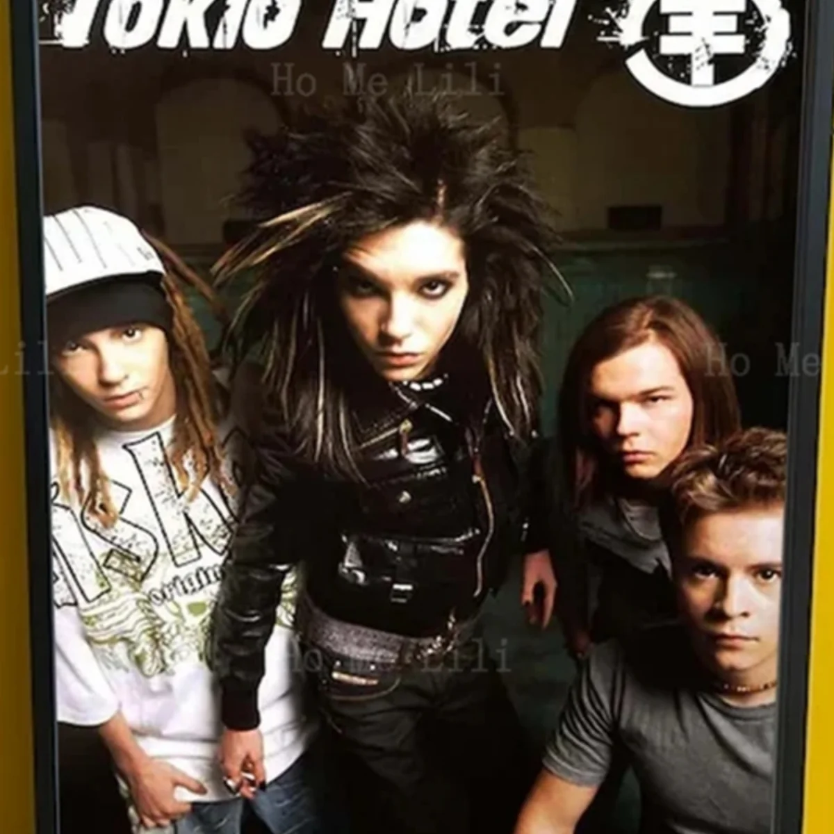 Tokio Hotel Band Music Poster The Living Room Wall Is Decorated With Art