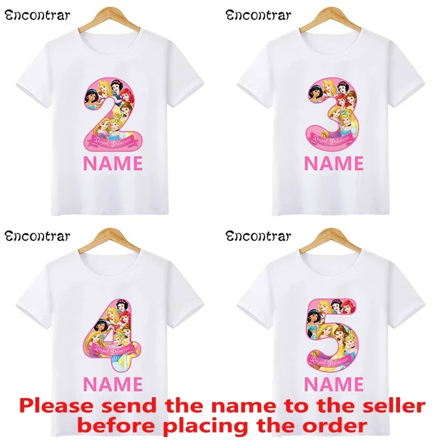 Camisetas personalizadas princesas disney sale