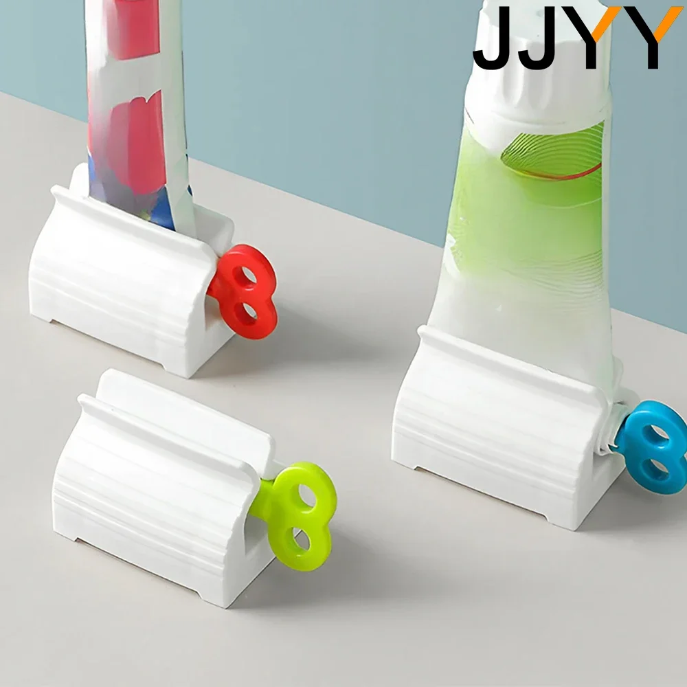 JJYY Creative Toothpaste Squeezer Multi-function Dispenser Manual Lazy Face Wash Squeezer Home Bathroom Tools