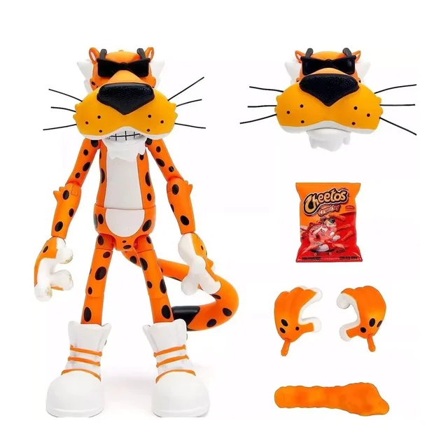 貴重新古品‼ CHEETA チータ ☆DH ☆MADE IN USA Коллекционная фигурка Jada Toys 1/12 Cheetos Chester Cheetah 6