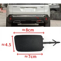 Adecuado para Peugeot 3008 4008 5008 cubierta de remolque de parachoques trasero, cubierta de gancho de tracción, cubierta de gancho de remolque,