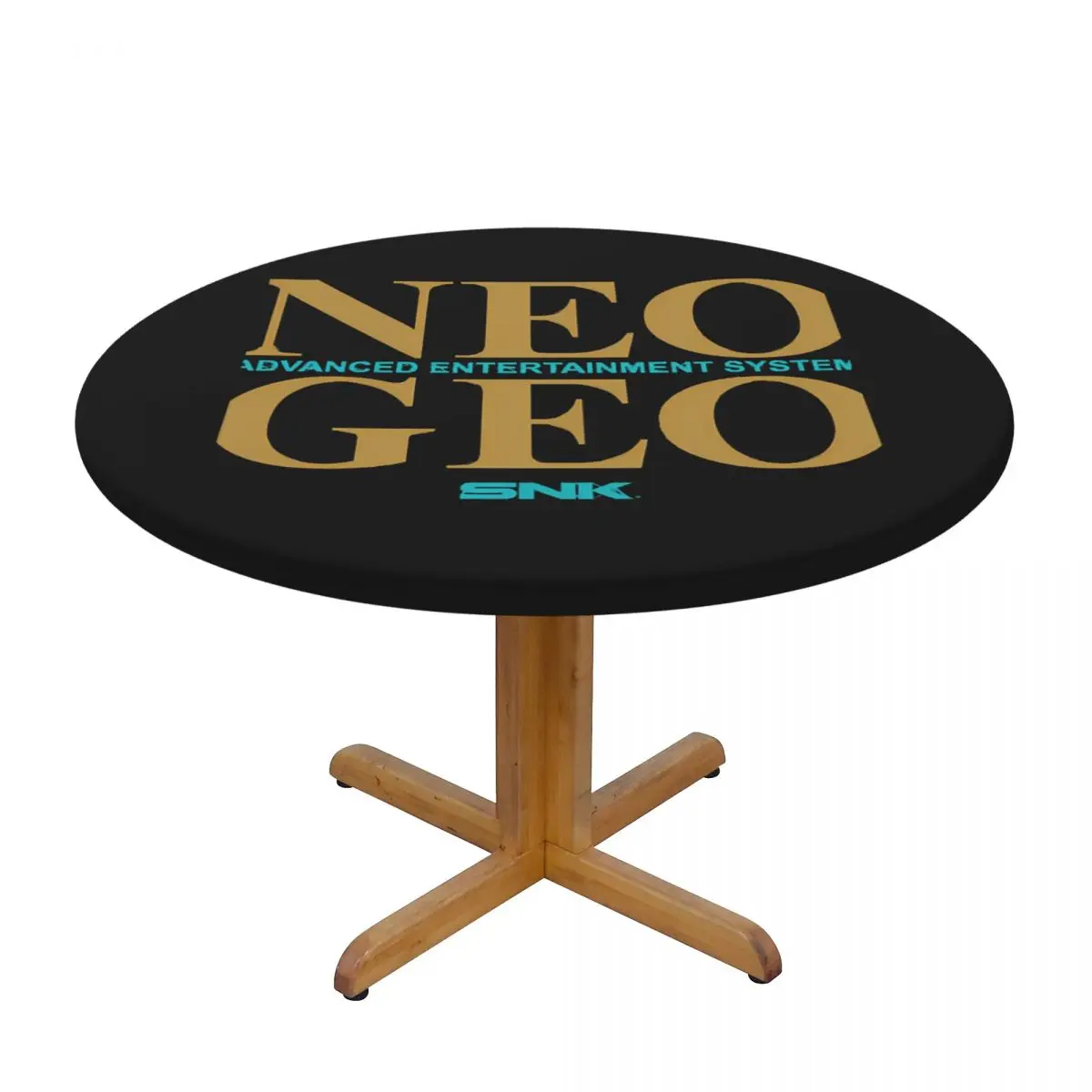 2025 Neo Geo Pro Gear Spec Logo Waterproof Round Tablecloth Oilproof Table Cloth for Kitchen Events Dining Table Cover