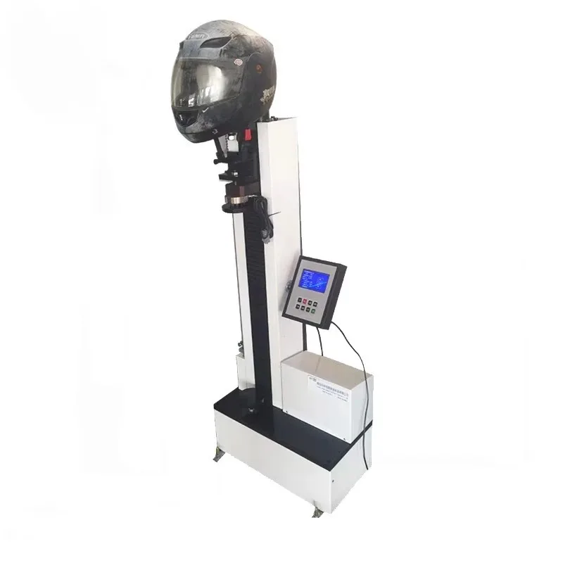 FMVSS-218 Helmet Strength Tester | Headgear Retention System Test Machine | DOT/ECE Compliance Testing Equipment