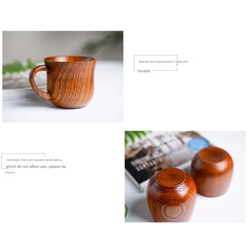 Wooden Cup Solid Wood Cup Solid Wood Water Tea Cup For Kitchen Living Room High Guality Easy To Use C