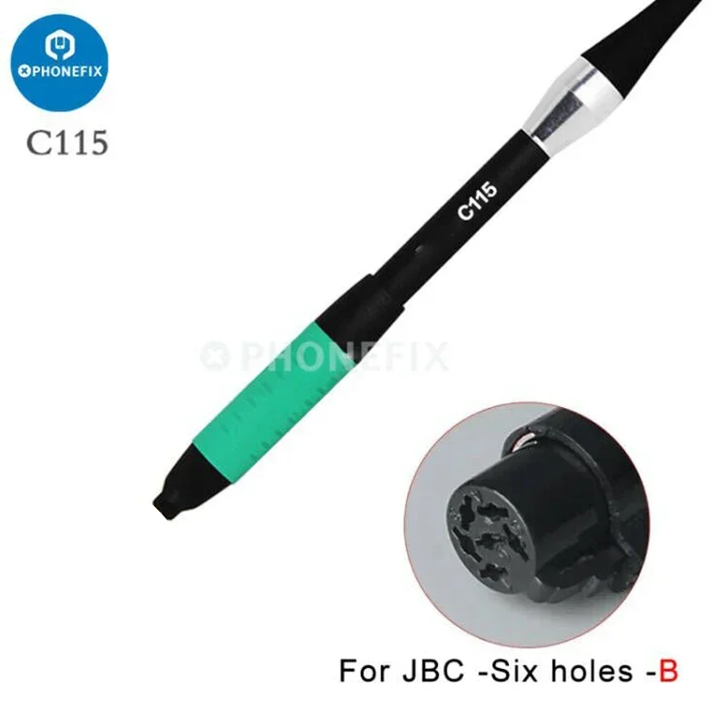 Universal High Precision T210 T115 T245 Soldering Iron Handle 5/6 Holes Handle Replacement With Adapt For JBC Soldering Station