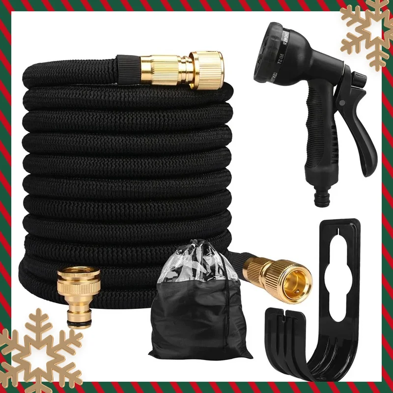 

Garden Water Hose Expandable Double Metal Connector High Pressure Pvc Reel Magic Water Pipes for Garden Farm Irrigation Car Wash