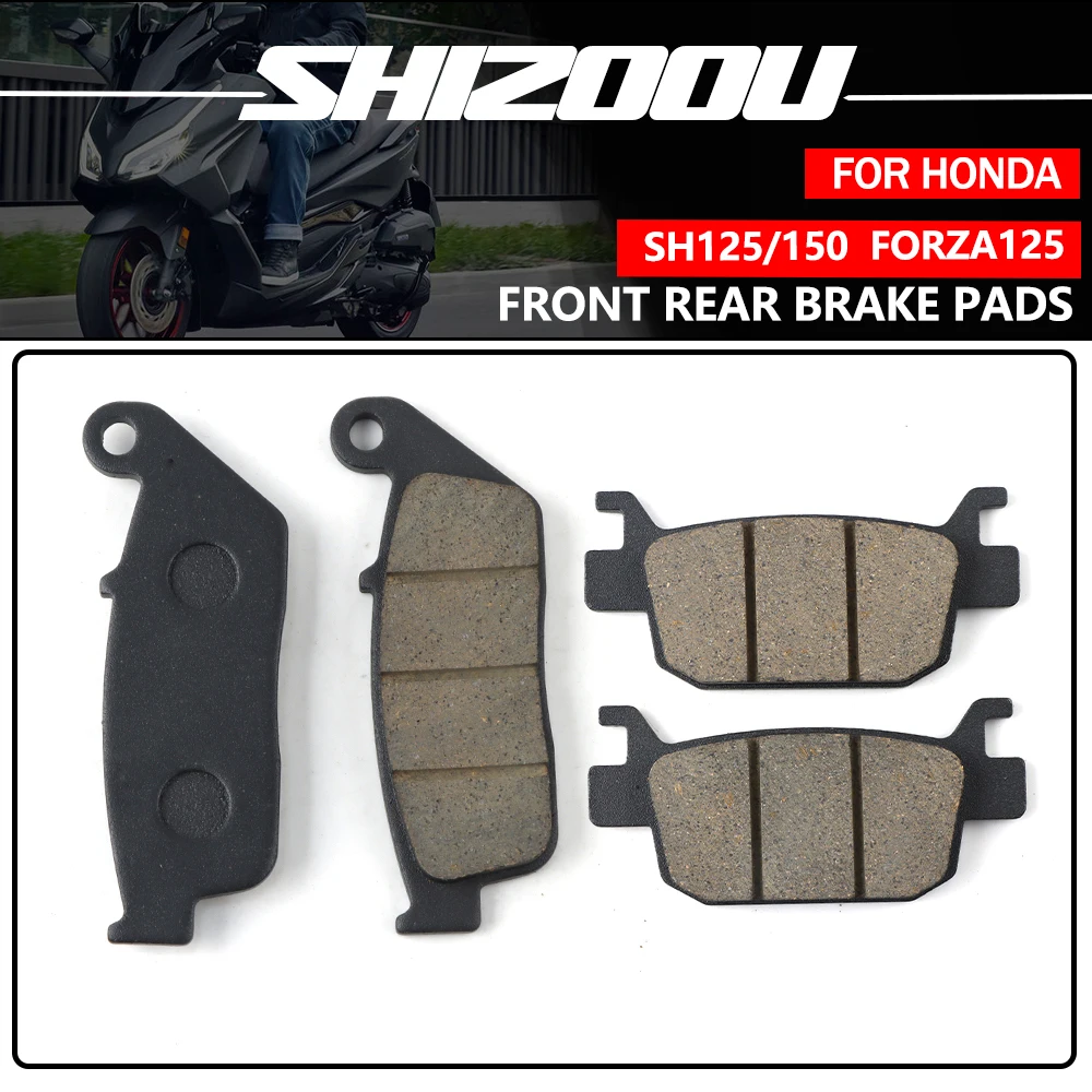 Motorrad Vorne Hinten Bremsbeläge Für HONDA FORZA 125 Forza 125 (MF08) 2004-2012 SH125 2013-2018 SH150 2013-2020 NSS250 Forza Z
