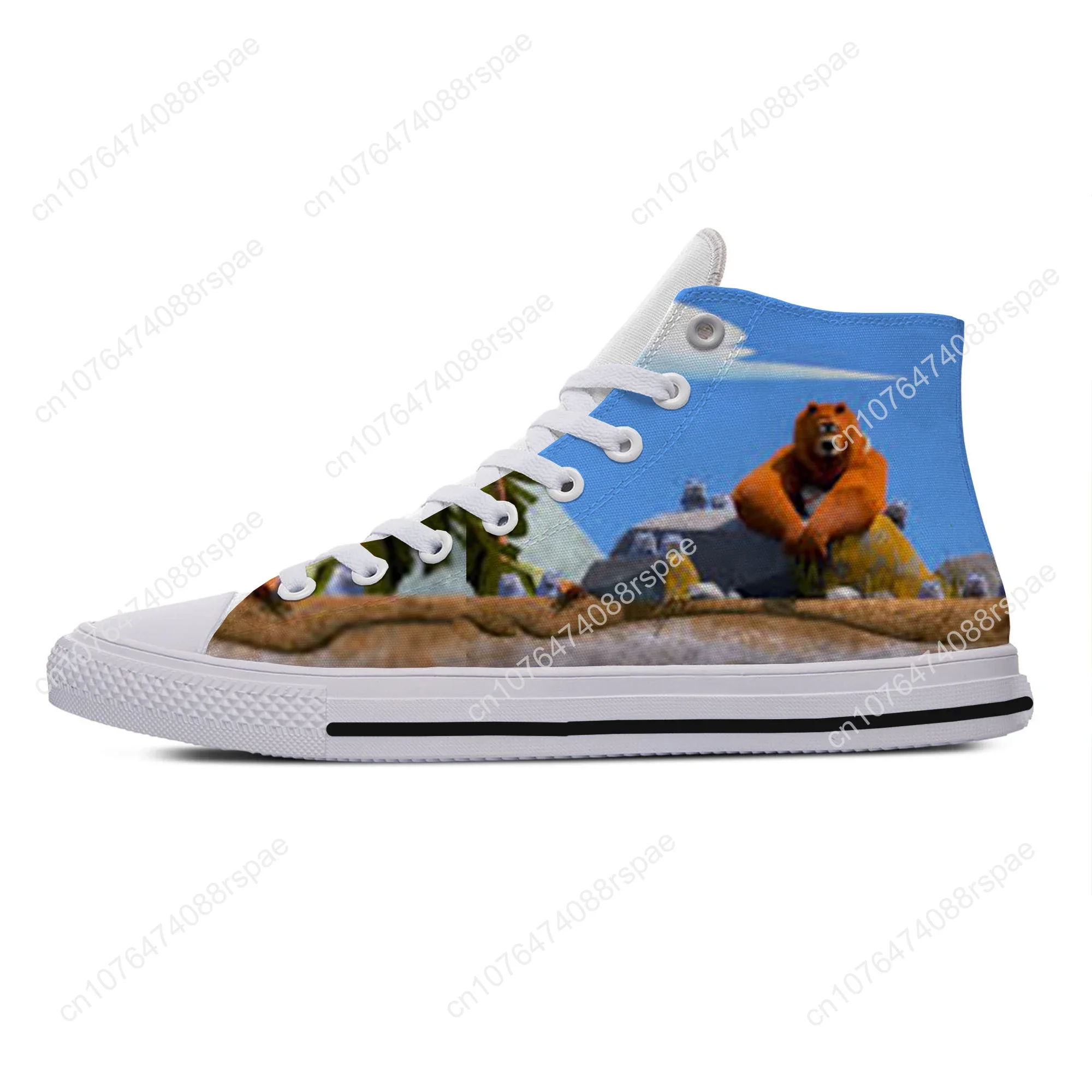 Hot Cool Fashion New Summer Sneakers Handiness scarpe Casual Cartoon Funny Men Women Grizzy e The Lemmings High Top Board Shoes