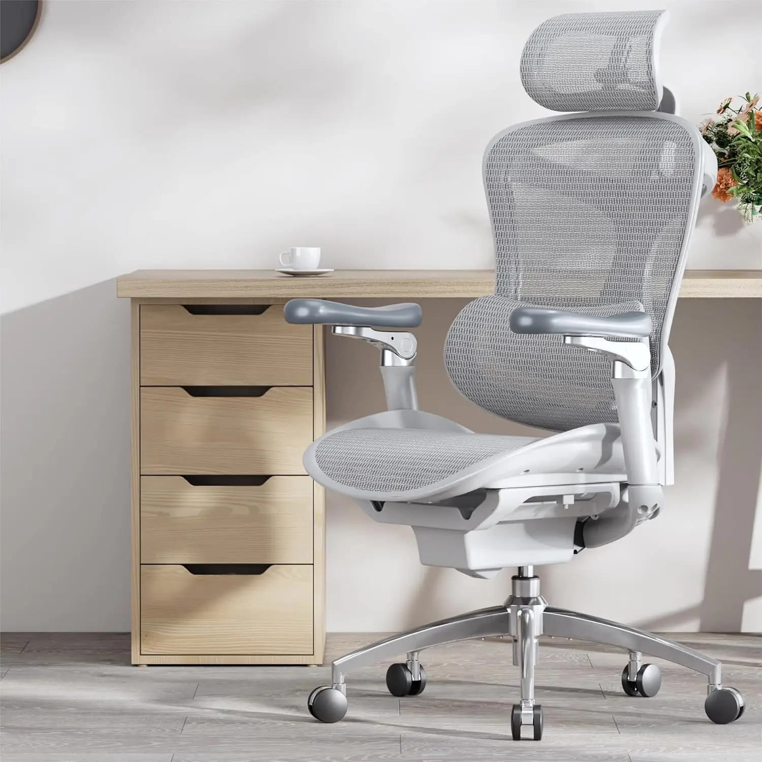 Sihoo-人間工学に基づいたオフィスチェア,3Dアームレストとランバーサポート,コンピューターデスク,家庭用スイベルシート,doro c300,ダイナミック