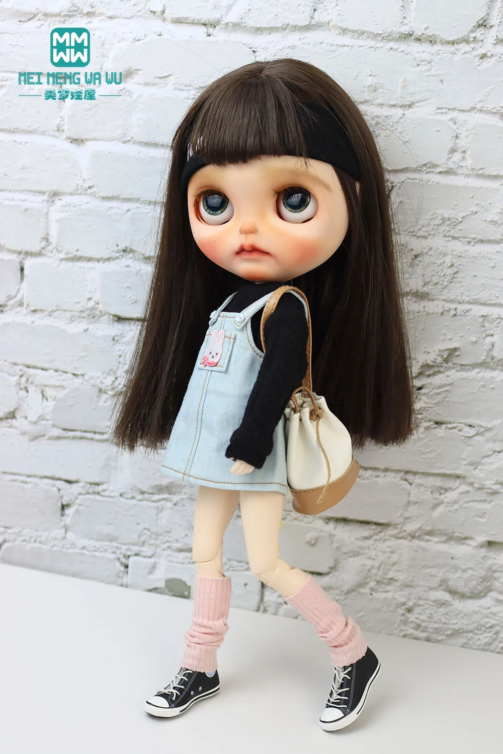 doll clothes fashion sweater skirt jeans flared pants fit Blyth Azone, OB22 OB24 doll accessories girl gift