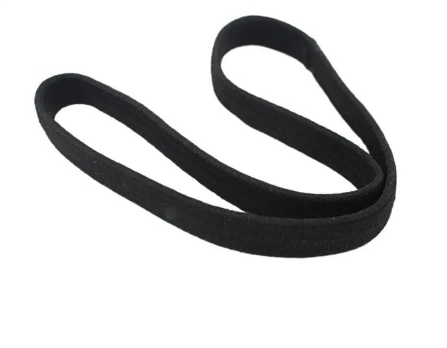 1CM Wide Rubber Band Sports Headband Rubber Band Hair Band Yoga Headband Elasticity Turban Stretch Headband Headwear Hair