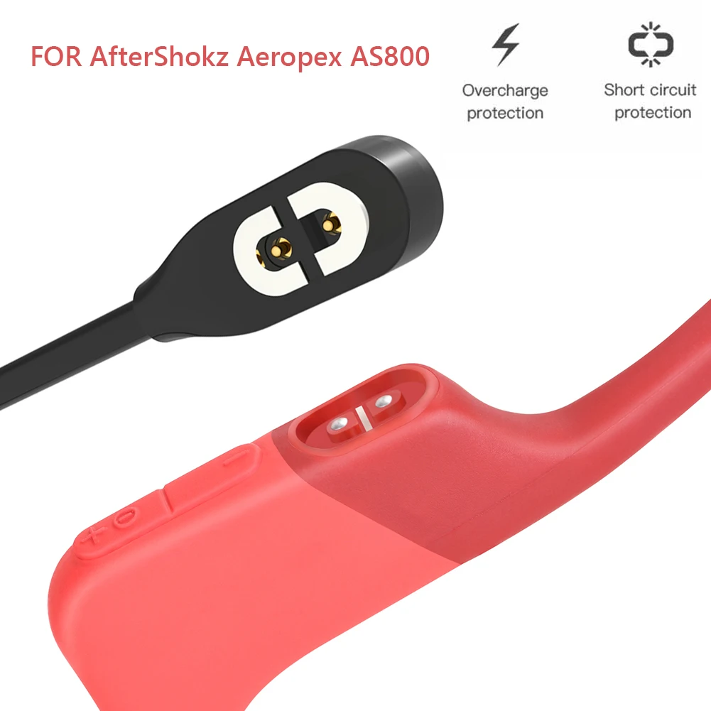 العظام التوصيل سماعة كابل شحن ل after shokz Aeropex AS800 كابل شحن سماعات الأذن امدادات الطاقة حوض استبدال