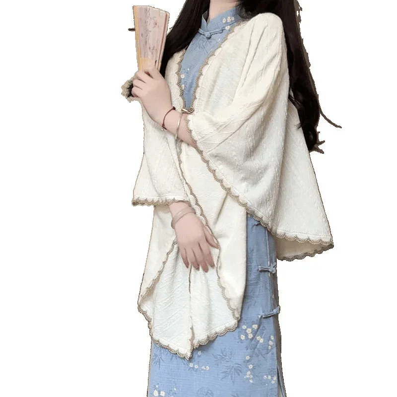 فستان تشيباو بأكمام قصيرة باللون الأزرق القديم للفتيات الصغيرات أنيق على الطراز الصيني للصيف وصل حديثًا ملابس للاستخدام الخاص من البر الرئيسي في الصين