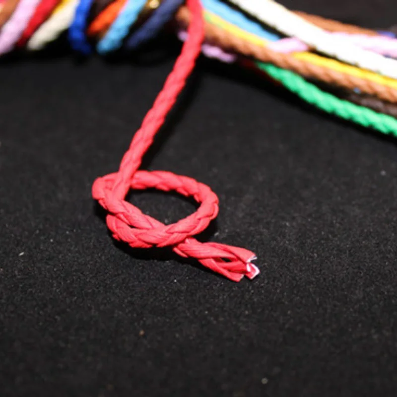 5 Meter bunte, elastische PU-Lederarmband-Accessoires, 3 mm runde Lederschnur, DIY-Halsketten- und Armbandherstellung – Detail 4