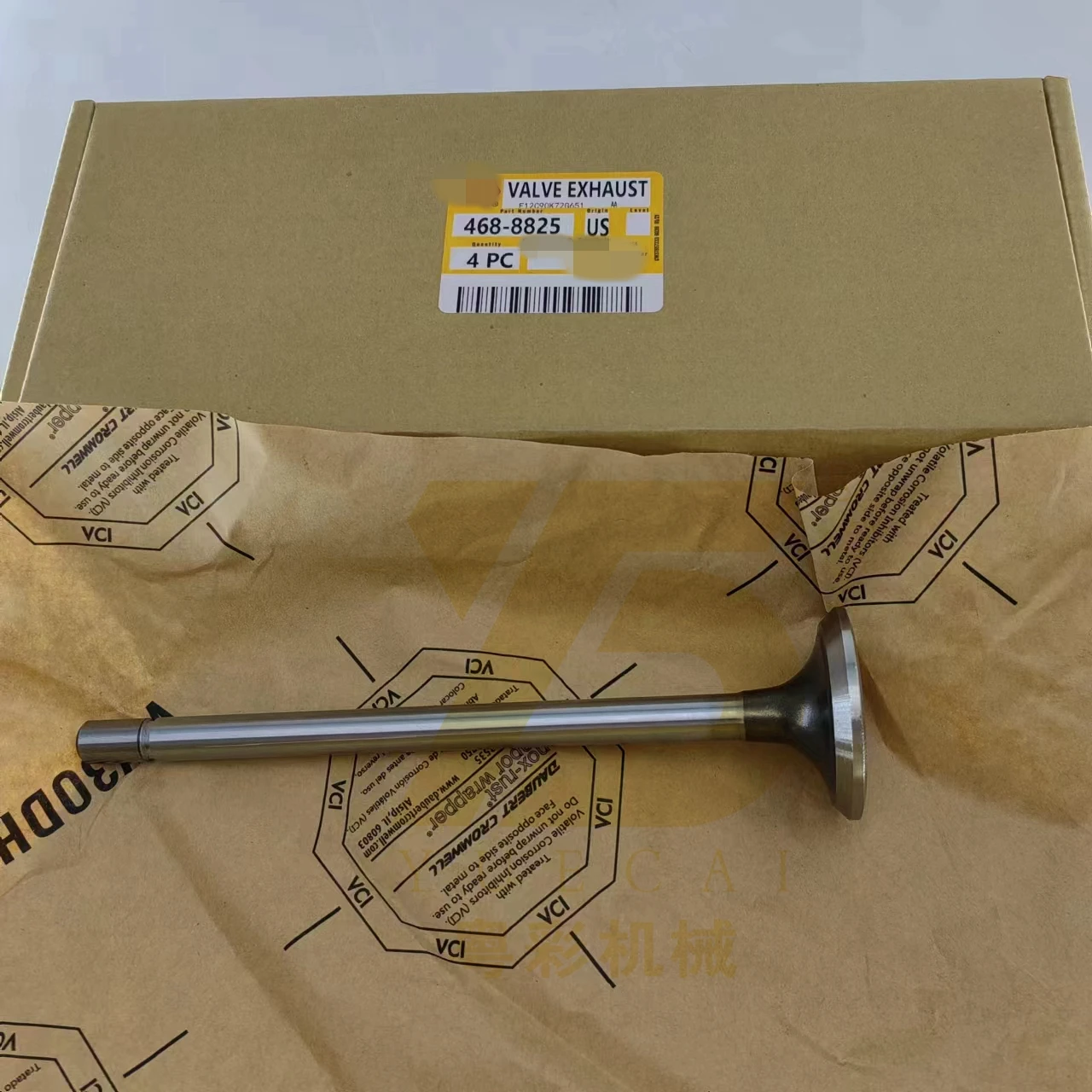 YUE CAI engine valve 466-8825 4668825 9Y6232 9Y-6232 for 980G 824K 3606 G3606 G3608 intake valve exhaust