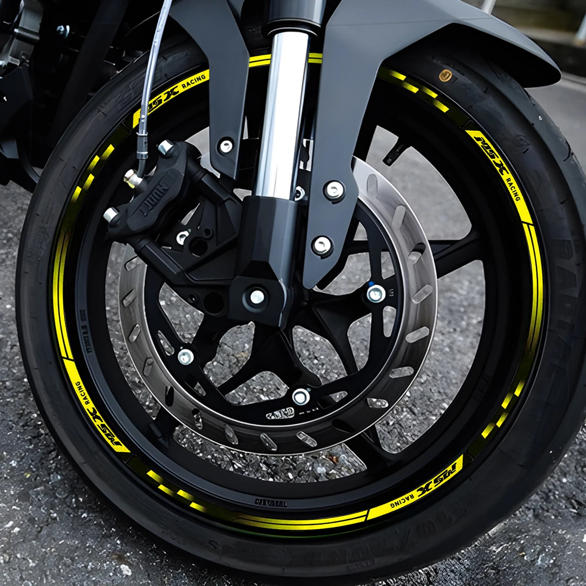 For Honda MSX-125 MSX 125 Grom Motorcycle Wheel Rim Stickers Reflective Hub Stripe Tape Scooter Ring Moto Bike Accessories Decal