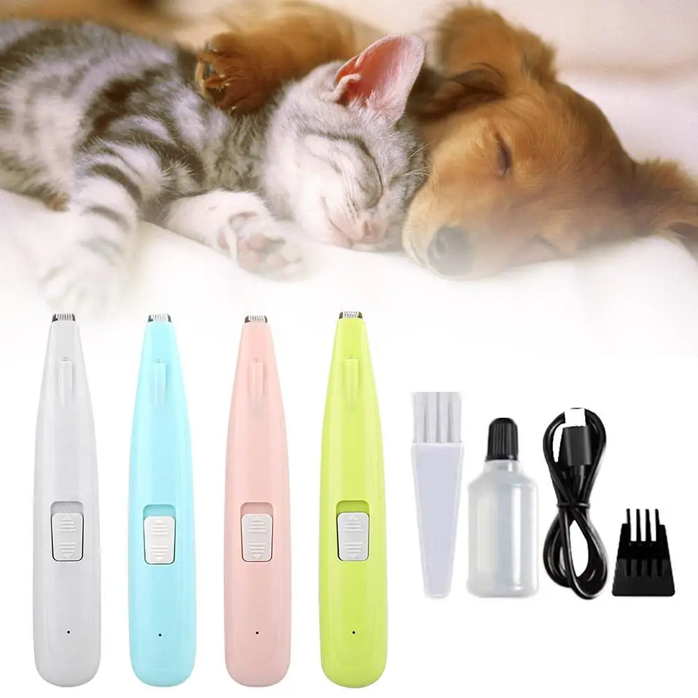 Cat foot shaver special dog hair shaver fader pet electric pushing artifact cat claw electric pedicure mute scissors S8W7