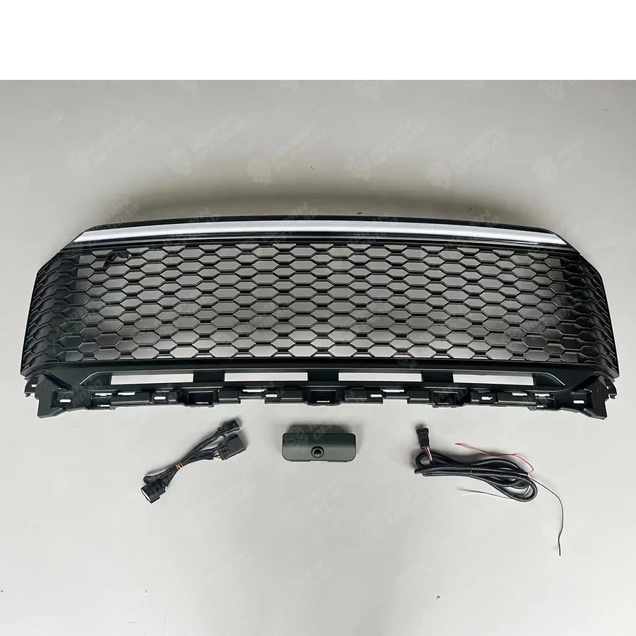 4x4 New Car Grill  Front Bumper Grilles Upper Grilles With Flowing Light Without  Radar Hole For F150 2021+