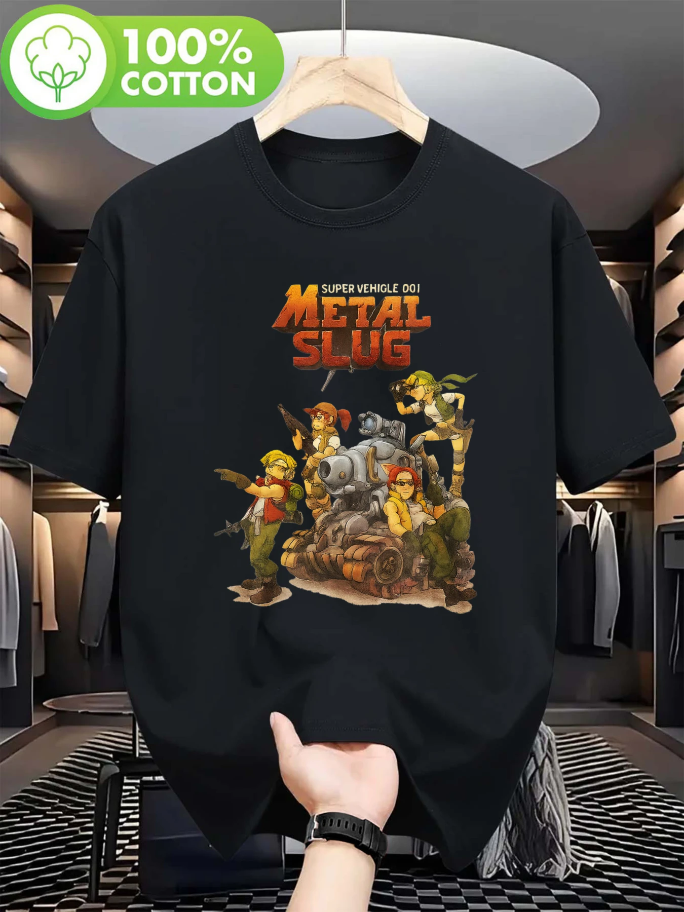 Retro Gaming Shops - Camiseta masculina Metal Snail Arcade Game