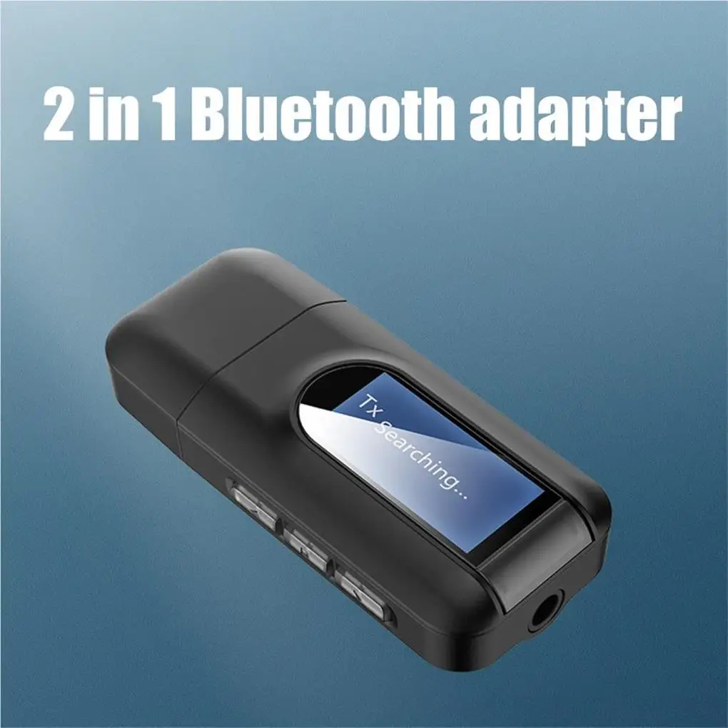 Wireless Adapter USB High-performance Audio Receiver LED Screen Display Music Receivers Car Speaker Television