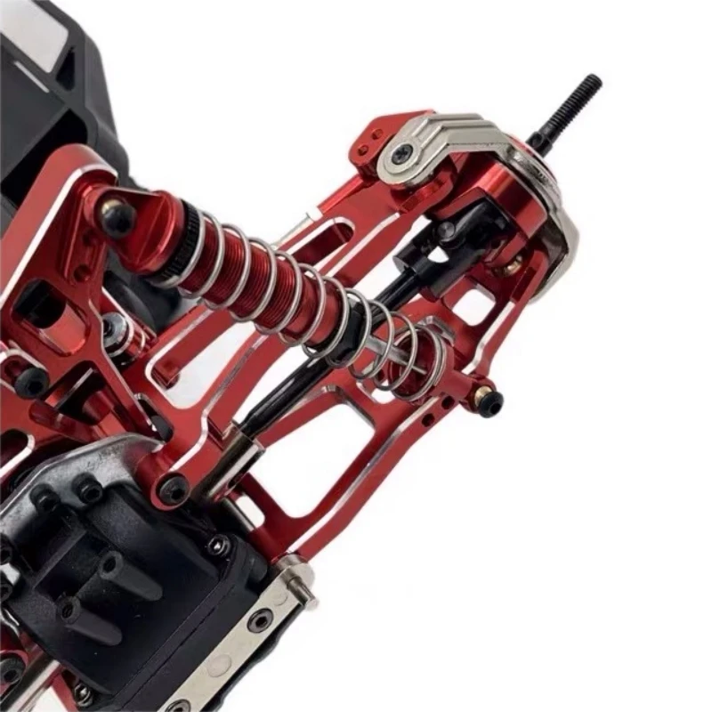 Brazo oscilante inferior delantero mejorado de Metal para piezas de coche UD 1/12 UD1201 UD1202 UD-12PRO RC