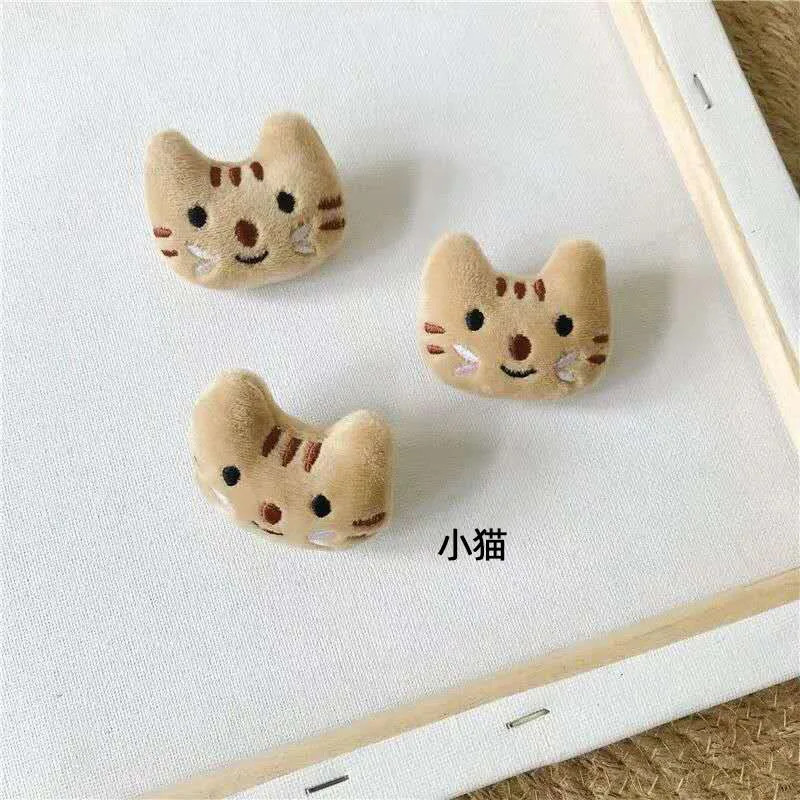 Wholesale Small Cartoon Cat Kitten Mint Toy Cat Treat Toy Plush Toys With Scent Cat Mini Catnip Toy Assorted Design Pet Supplies