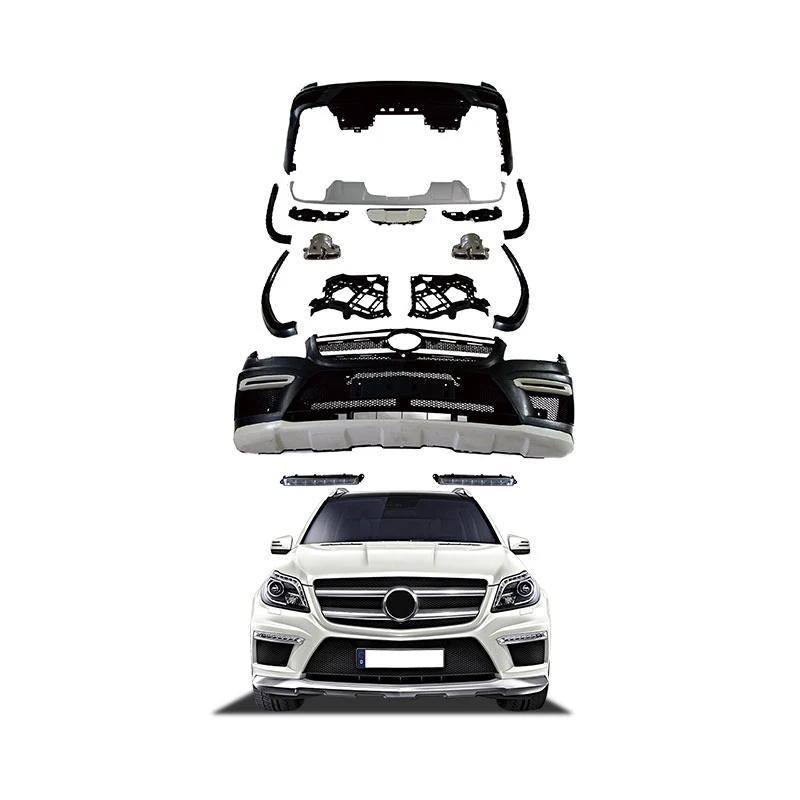 GBT upgrade kit for mercedes gl x166 GL63 amg style for mercedes x166 bodykit facelift for mercedes benz body kit x166