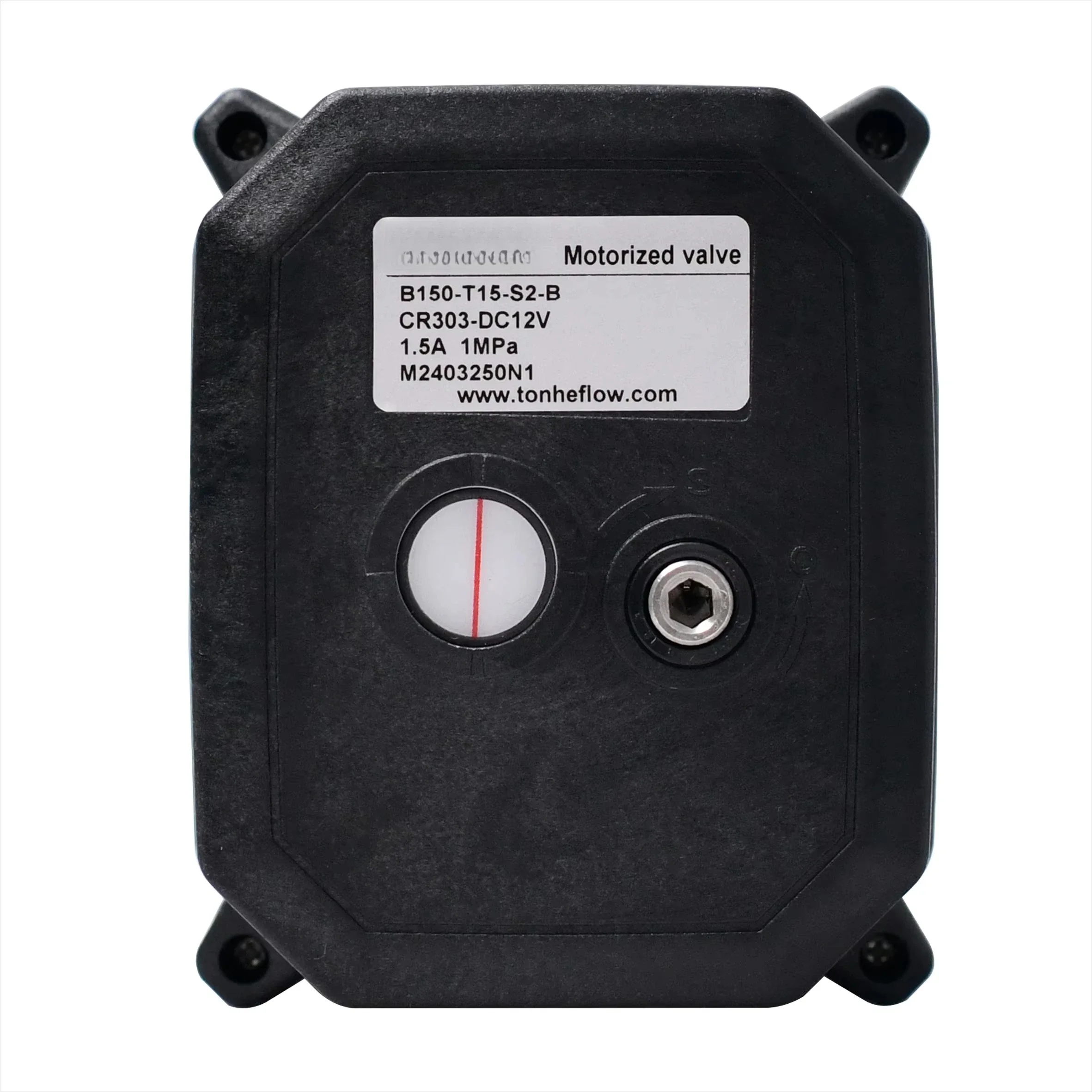For A150 Electric Actuator Black CR301 DC12v AC DC24V Motorized Valve Actuator for Water 9*9.7 Key Ball Structure