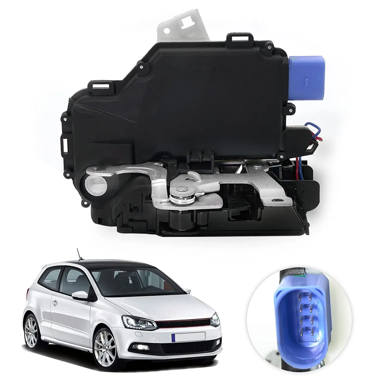 Door Lock Actuator Central Mechanism for - - for Superb FABIA ROOMSTER 3B1837016BC Front