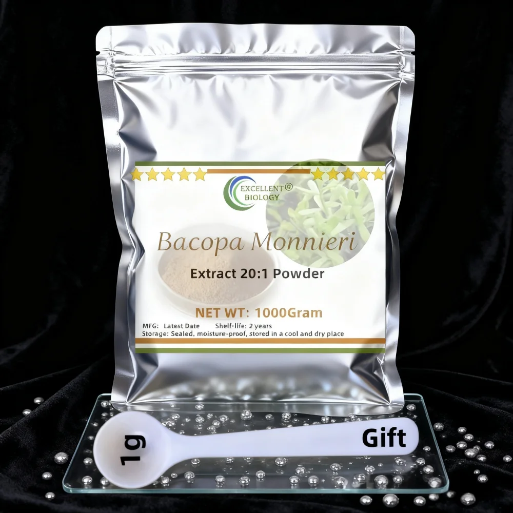 AliExpress vendas diretas da fábrica embalagem personalizada natural Bacopa Monniera extrato preço de atacado entrega rápida global