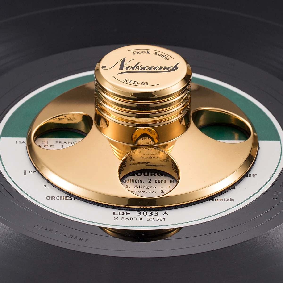 Douk Audio Hi-Fi Records LP Disc Stabilizer Turntables Vinyl Clamp Anti-skid Zinc alloy Silver / Pure Copper Gold