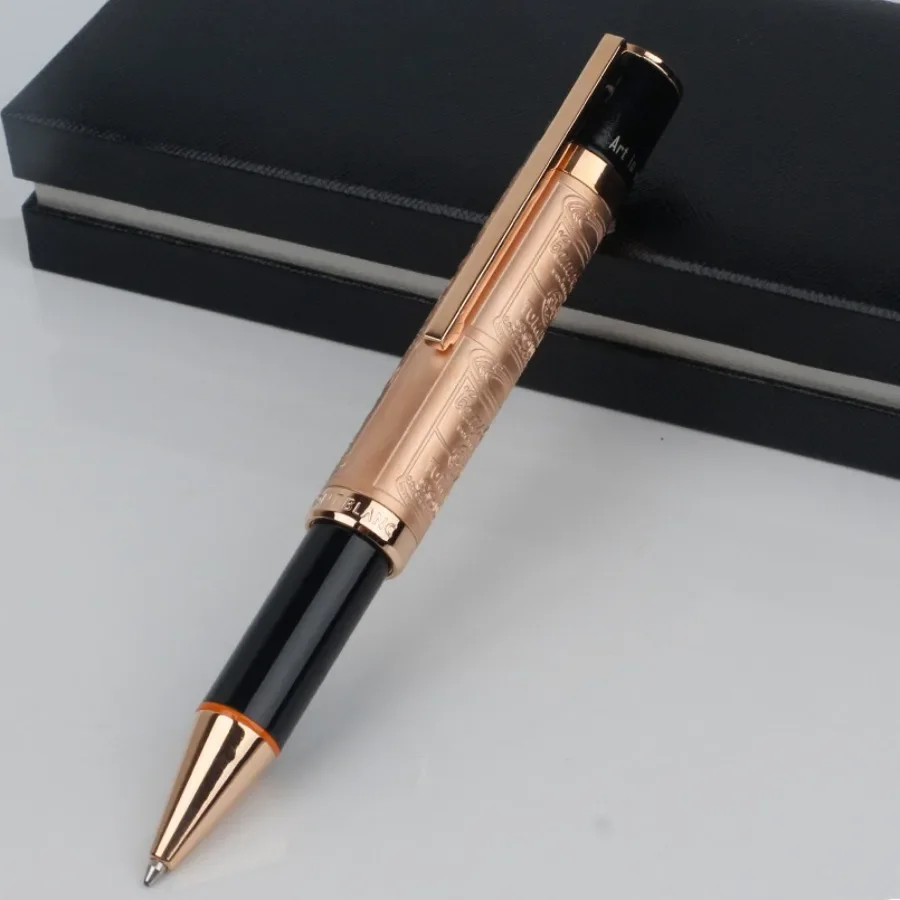 

High Quality Classique Andywar Blue Ink Promotion Ballpoint Pen Reliefs Barrel Write Smoth Unique School Office MB Stationery