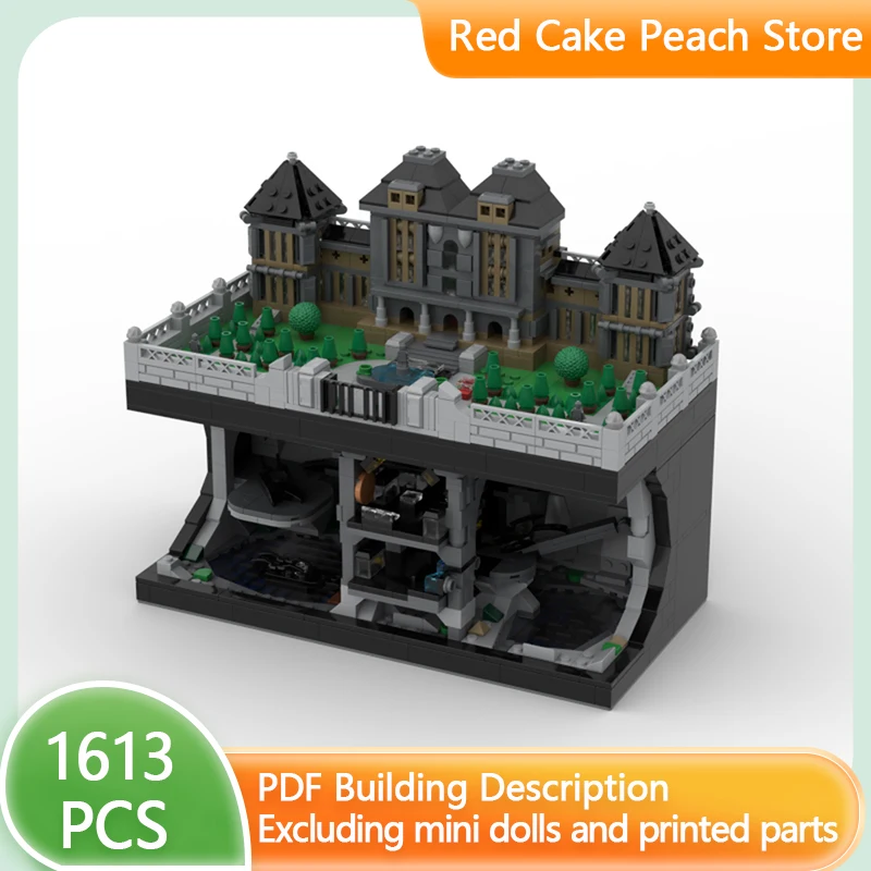 Hero Movies Model MOC Building Bricks Underground Caves And Estates Modular Technology Gifts Holiday Assemble Children Toys Suit