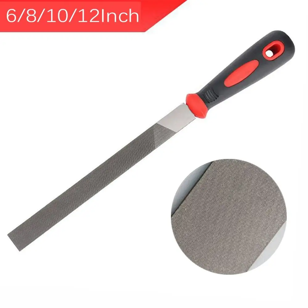 High Hardness Steel Fine File 6/8/10/12Inch Sharpening Flat Files Hand Tool Grinding Polishing File