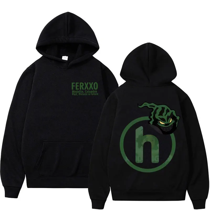 

Feid Ferxxo Style Hoodies No Le Temas A La Oscuridad Print Sweatshirt for Men Women Cool Vintage Pullover Hoodie Male Streetwear