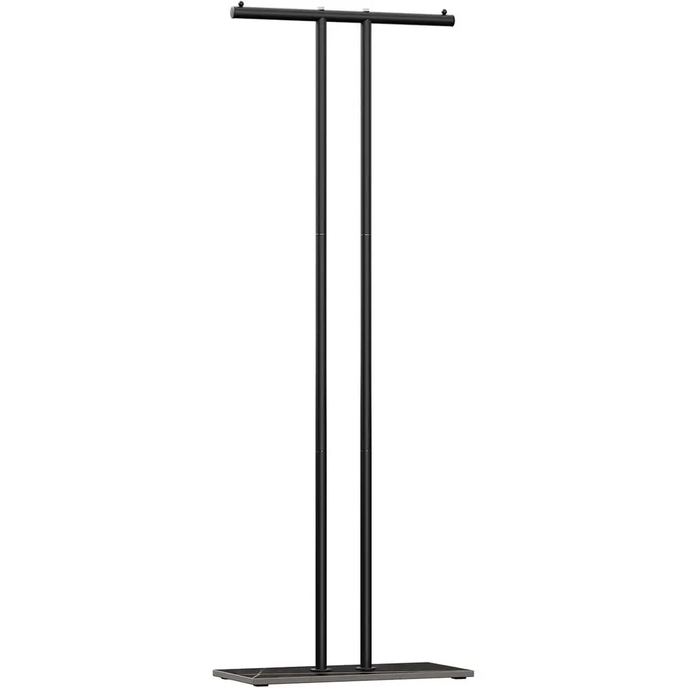 

Металлическая напольная вешалка для одежды Gold Heavy Duty с каменной основой, ширина 23,6 дюйма, для использования в помещении