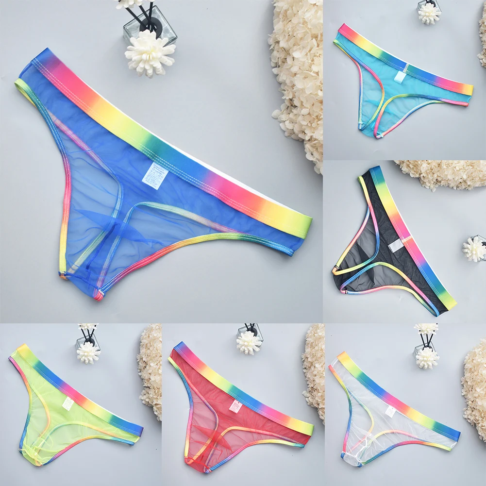 Panties Men Underwear Solid Color Spring Summer Daily Lingerie Low Waist Pouch Sexy Soft Daily Holiday Brand New