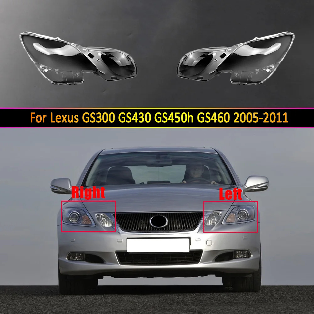 

Lamp Case Headlamp Lens Front Head Lamp Auto Shell For Lexus GS300 GS430 GS450h GS460 2005~2011 Headlight Cover Car Replacement