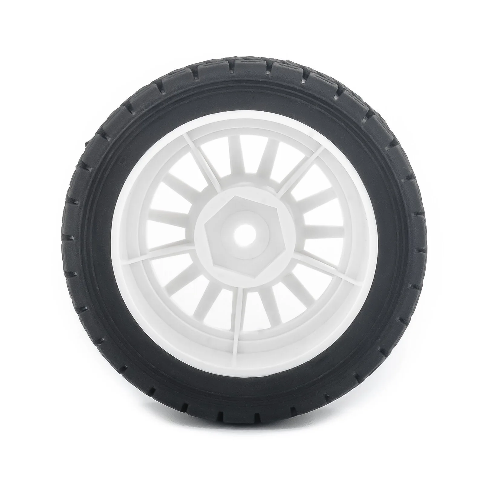 58mm Tyre 12mm Tires Wheel Hub for 1/14 Hyper GO MJX 14303 Tamiya RX12 RC Car
