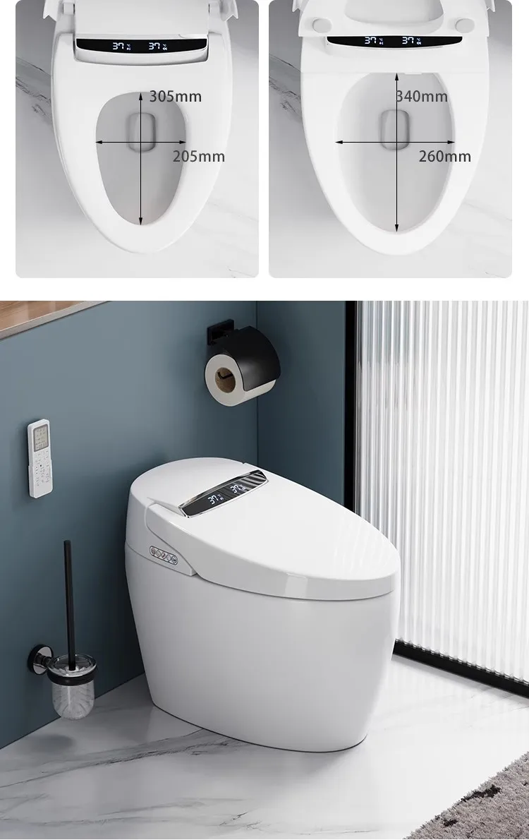 Intelligent toilet, fully automatic induction toilet, electric foam, no water pressure limit