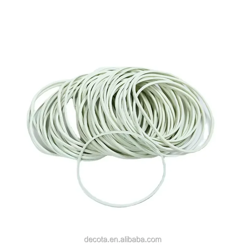 for  Factory Direct Sales Fine Wear Resistant High Elastic White Rubber Band Cowhide Rubber Ring