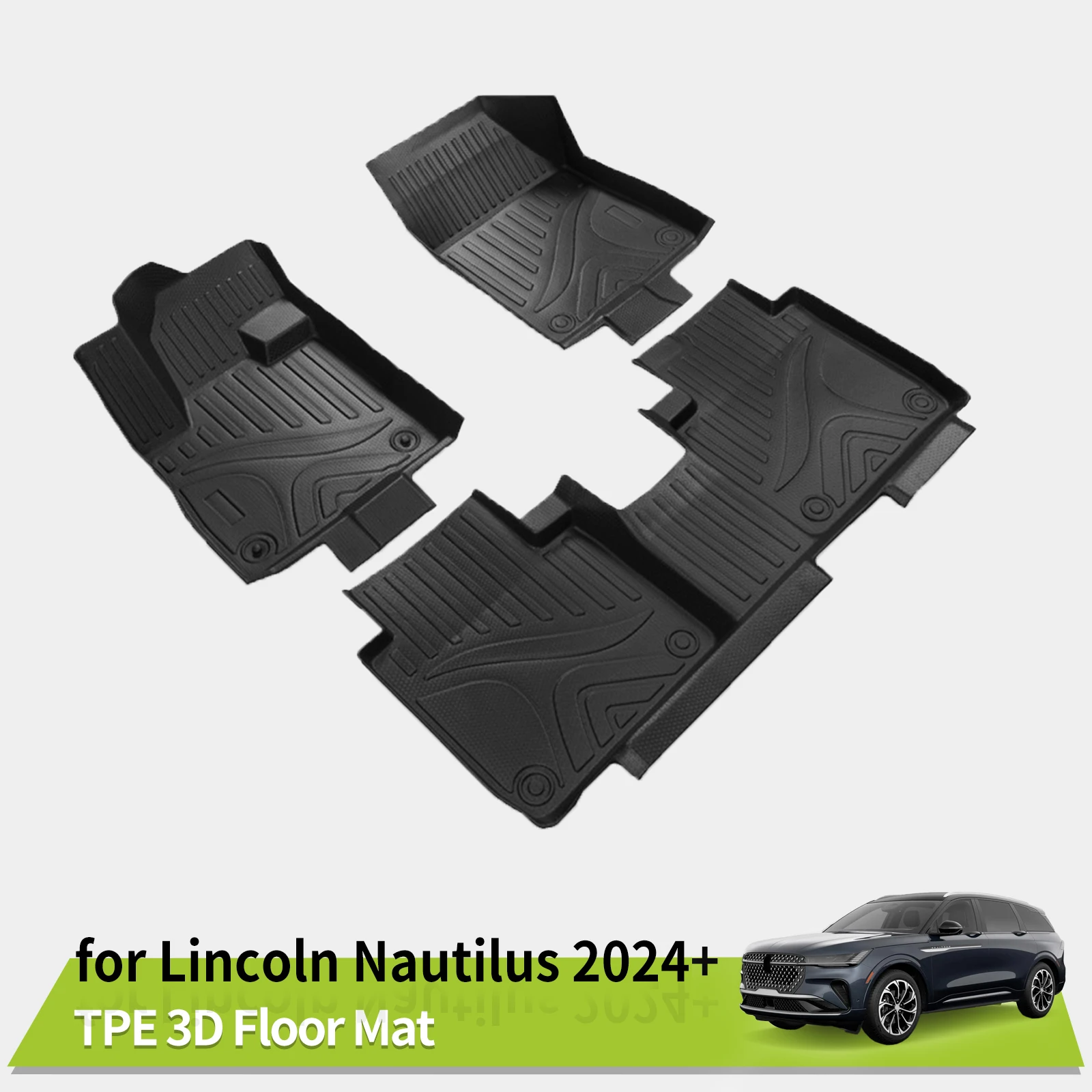 

for Lincoln Nautilus 2024+ Trunk Backrest Pad TPE Car Floor Mats