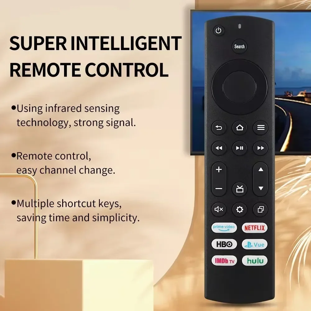 

ZLRLMHY Smart TV Replacement Remote Control for Insignia NS-55DF710NA21、 NS-55DF710NA19、NS-24DF310NA21 、NS-39DF310NA21