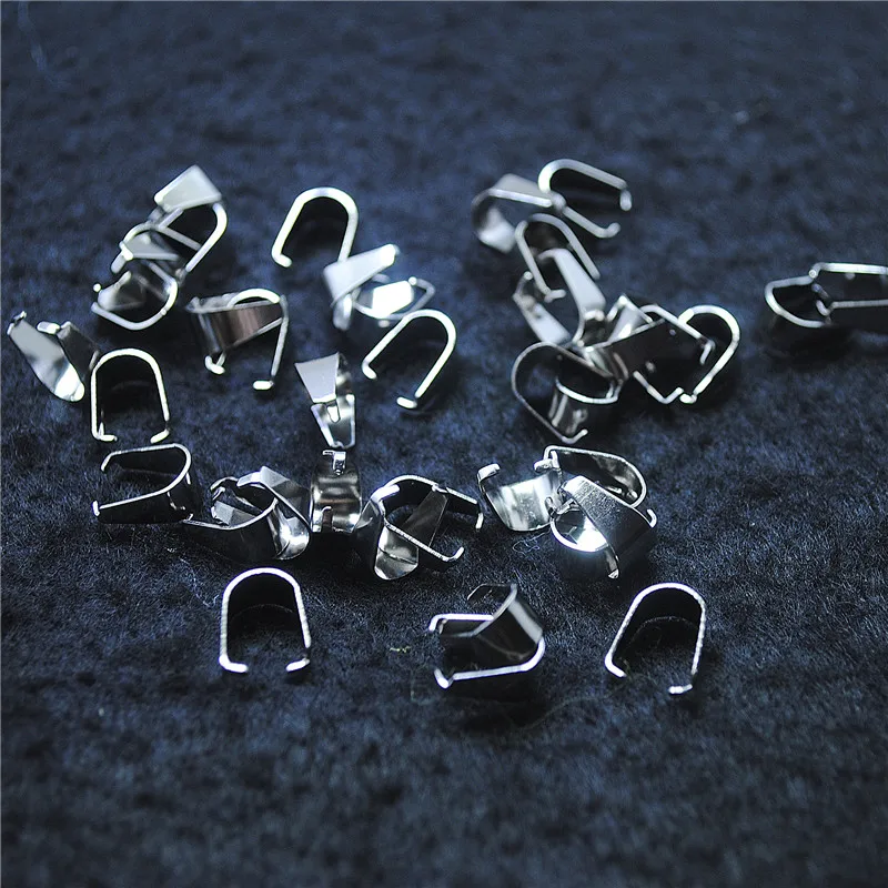 200PCS Stainless Steel Clasp Size 10MM 304 DIY Jewelry Accessories For Women's Fashion Jewelry Making Fittings Free Shippings