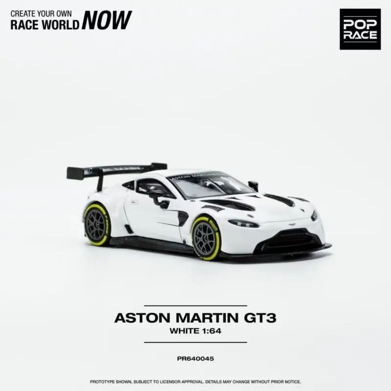 XCARTOYS-Aston Martin Vantage GT3 نموذج سيارة من سبيكة الصب ، 1:64 ، هدية ديكور تعويم ليوم الأطفال ، يوم الكبار